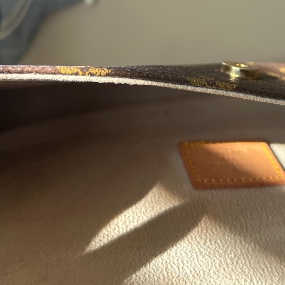 Authentic Louis Vuitton, envelope style 10”x4-1/2“ bag. - Picture 9 of 12